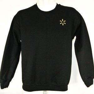 WALMART Spark Associate Black Sweatshirt Employee Uniform Shirt Size S Small